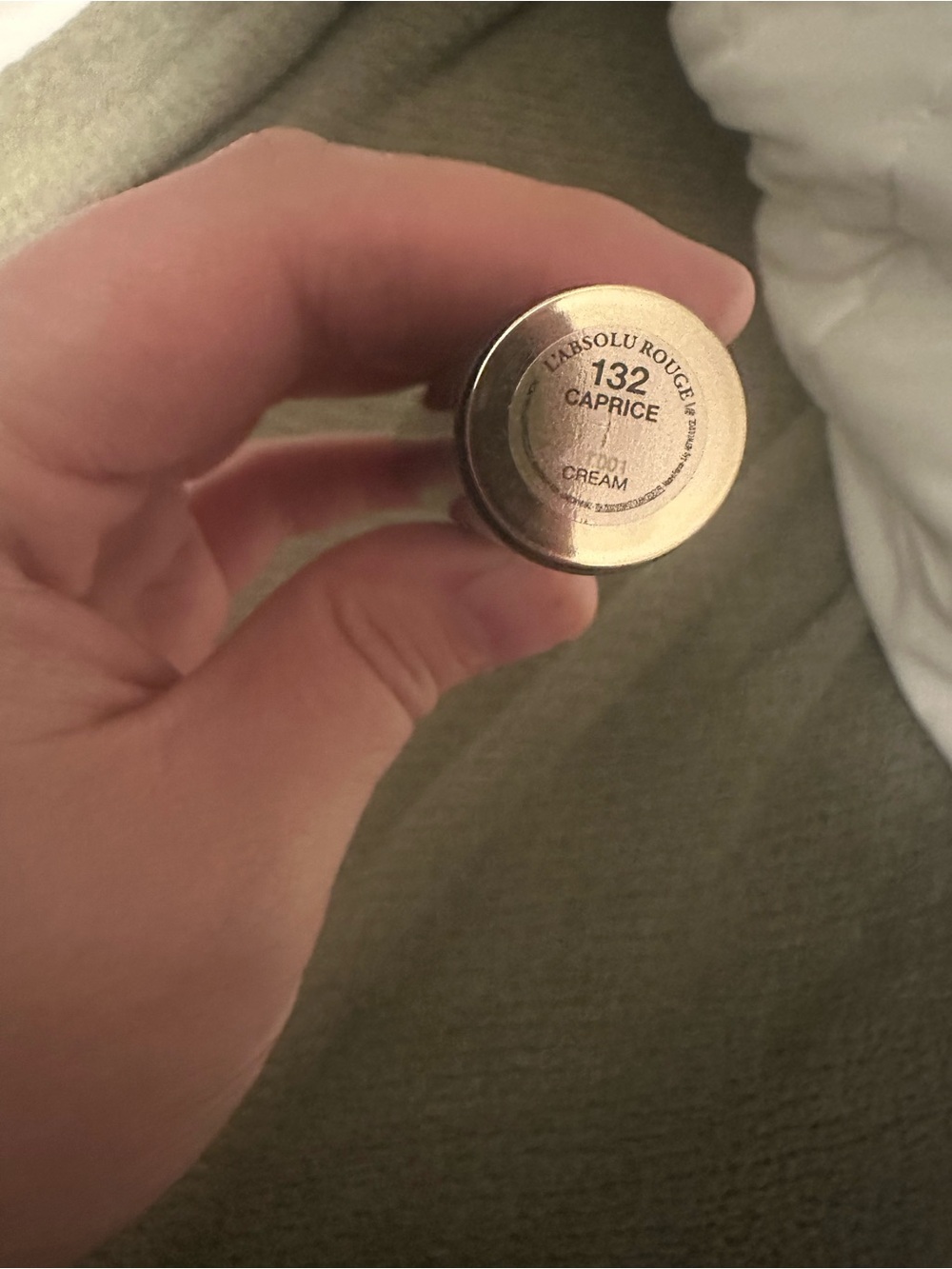 Lancôme L'Absolu Rouge Cream Lipstick full size  132 Caprice new